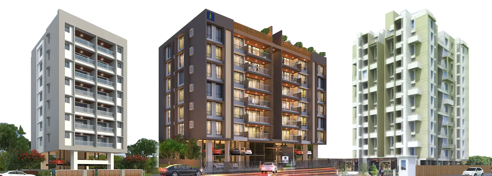 3 building banner
